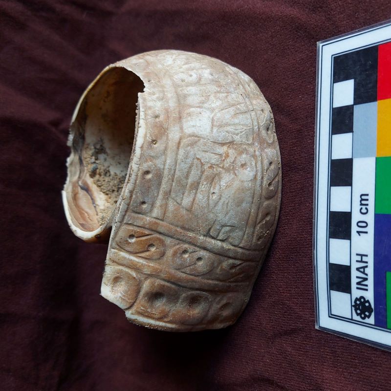 The ornately decorated bracelet (phallic object not included)