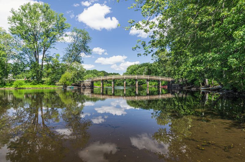 old north bridge over the Concord River