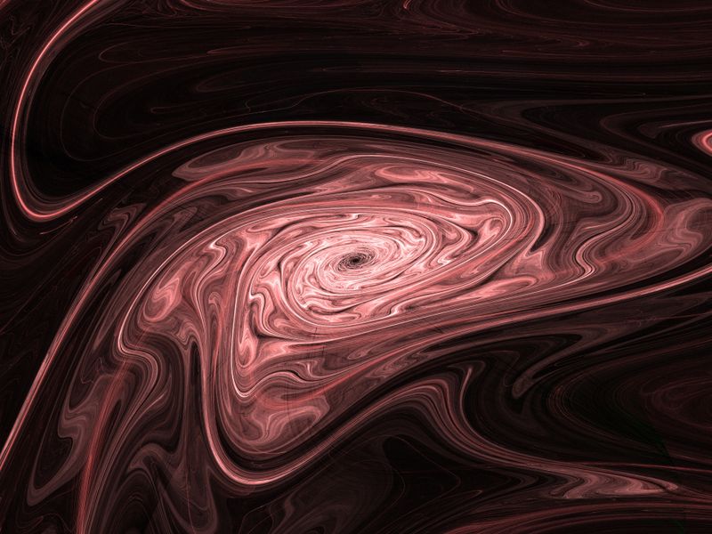 Abstract Illustration of a vortex in a Colorful Bright Pink Liquid.