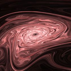 Abstract Illustration of a vortex in a Colorful Bright Pink Liquid.