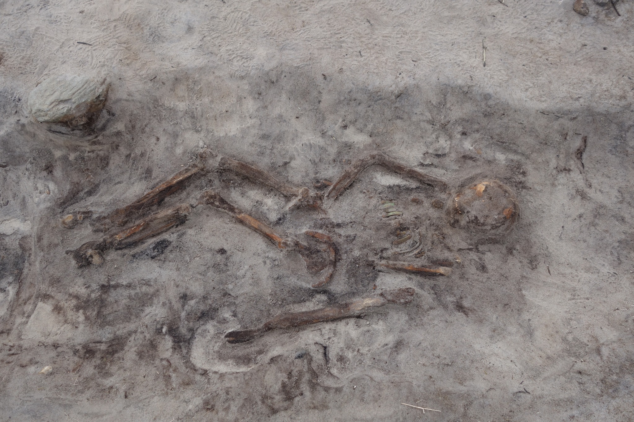 Viking woman buried in a boat in Norway