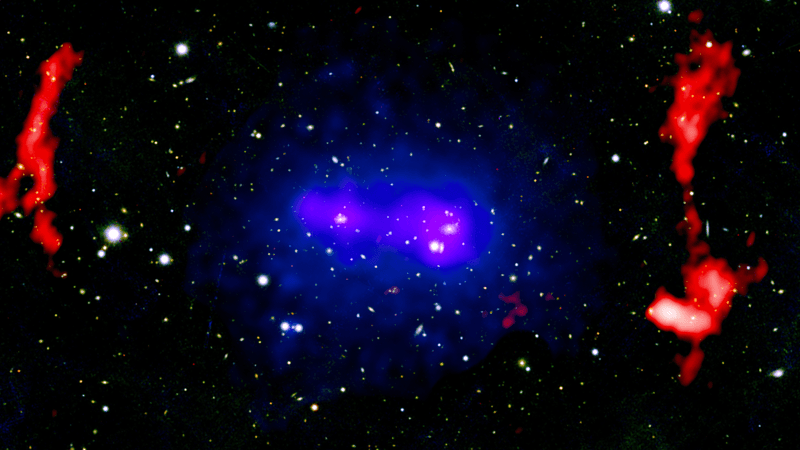 Galaxy cluster PSZ2 G181.06+48.47 heading for another collision.