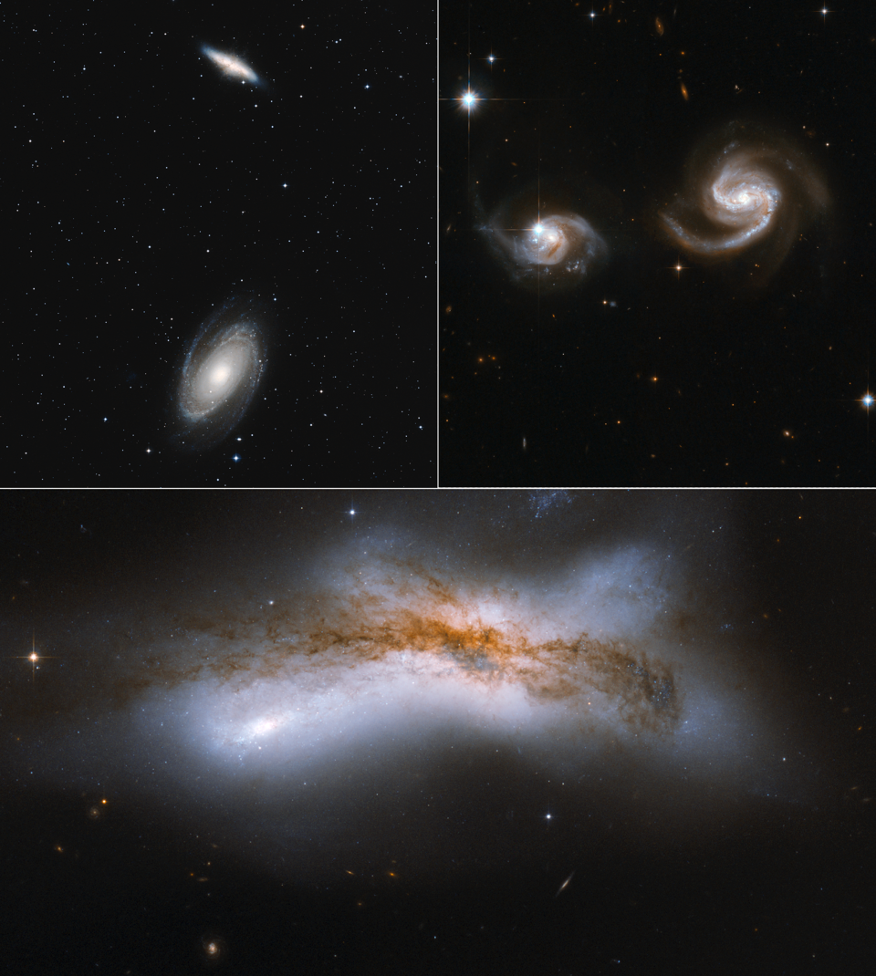 The ways the mily way and andromeda galaxies may or may not collide. The ways the mily way and andromeda galaxies may or may not collide.